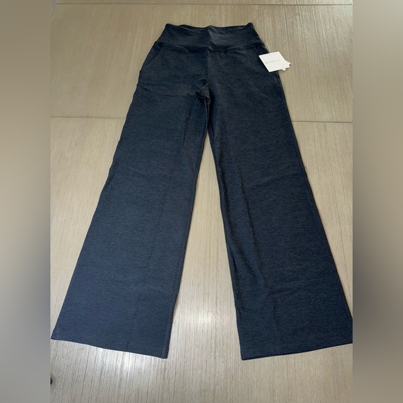 Beyond Yoga Pants - Beyond Yoga Charcoal Wide-Leg Pants